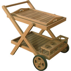 BALMORAL ΤΡΟΛΕΥ 62X86X77cm ΞΥΛΟ TEAK