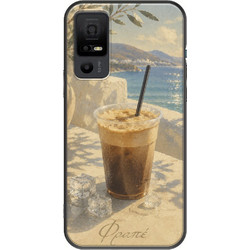Θήκη Kalokairi Collection - Φραπέ TCL 40 NXTPAPER 5G Black TPU (Μαύρη Σιλικόνη)