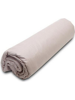 Sunshine Κατωσέντονο Menta με λάστιχο 25 Powder Μονό (100x200+20)