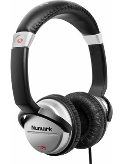 Numark HF-125 Ενσύρματα Ακουστικά DJ On Ear Μαύρα Ασημί