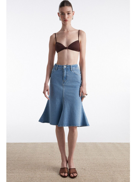 Silia denim skirt - blue