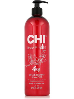 Chi Rose Hip Oil Protecting Σαμπουάν για Προστασία Χρώματος για Βαμμένα Μαλλιά 739ml