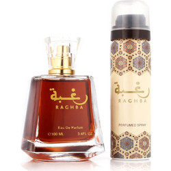 Lattafa Perfumes Raghba Eau de Parfum 100ml + Deodorant 50ml