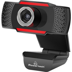 POWERTECH web camera PT-1078, 2.0MP Full HD, Plug & Play, 1.35m, μαύρη