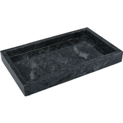 Δίσκος Σερβιρίσματος Μαρμάρινος FAV275 25x15x3cm Black Espiel Μάρμαρο