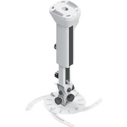 Edbak Βάση Projector Οροφής PMV100 με Μέγιστο Φορτίο 15kg Λευκή