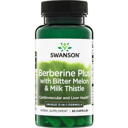 Swanson Berberine Plus 60 Κάψουλες