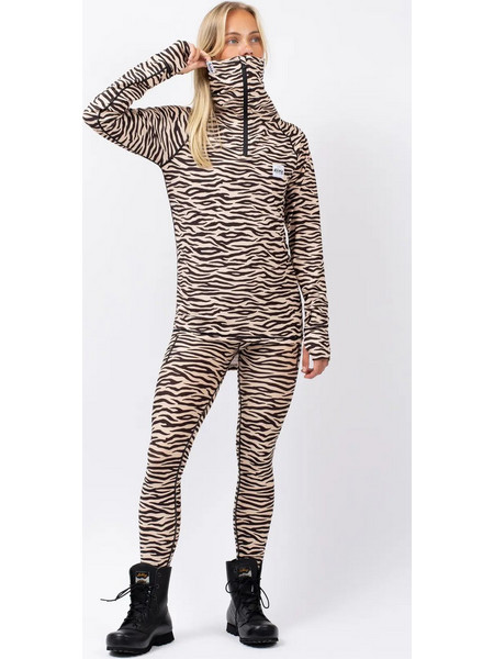 Eivy Icecold Zip Top - Zebra Γυναικεία Μπλούζα