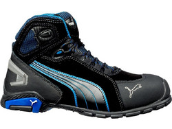 Puma Rio Mid Μποτάκια Ασφαλείας S3 Αδιάβροχα Μαύρα