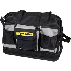 TOP MASTER Τσάντα Εργαλείων Ώμου Μαύρη Μ40xΠ23xΥ31εκ. 499949