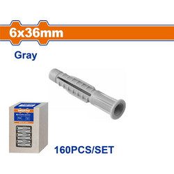Wadfow WXTFA11 Βισμα Πλαστικο Pe Ροδελα Universal 6x36mm 160τμχ