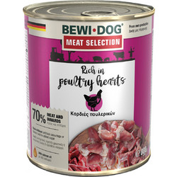 Bewi Dog Meat Selection Poultry Hearts 800gr