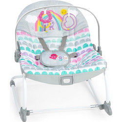 Bright Starts Rosy Rainbow Infant To Toddler Rocker