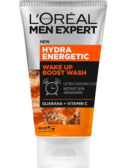 L'Oreal Paris Men Expert Hydra Wake-Up Effect Face Wash Ενυδατικό Gel Καθαρισμού Προσώπου 100ml