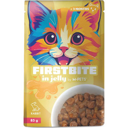 M-Pets Firstbite Kitten & Adult with Rabbit in Jelly 85gr