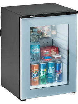 IndelB K 35 Eco Smart PV DX Ψυγείο Mini Bar 35lt Υ55.5xΠ40xΒ43.5cm Μαύρο