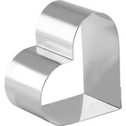 ΦΟΡΜΑ - ΤΣΕΡΚΙ ΑΤΟΜΙΚΟ INOX ΚΑΡΔΙΑ 8,5cm 735375.5