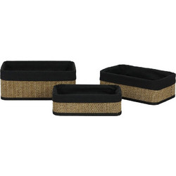 ΚΑΛΑΘΙΑ ΑΠΟΘΗΚΕΥΣΗΣ BAMBOO ΟΡΘΟΓΩΝΙΑ SET/3 30/28/25ΕΚ