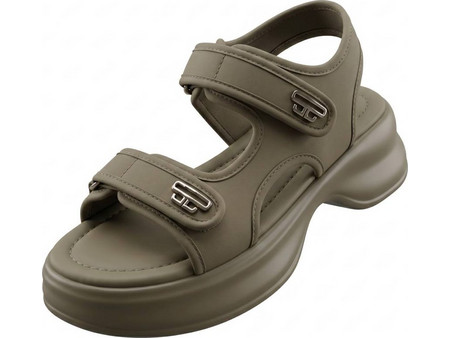 Σανδάλια flatform με scratch πράσινο