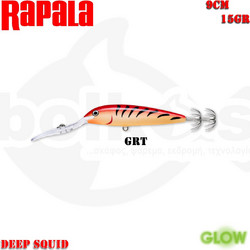 Rapala Deep Squid Τεχνητό Δόλωμα Καλαμαριέρα 9cm 15gr GRT