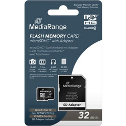 Mediarange MR959 microSDHC 32GB Class 10 + Adapter