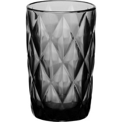 Cryspo Trio Σετ Ποτήρια Νερού Γυάλινα Kare Smoke 330ml 6τμχ 52.704.50