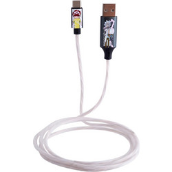 Lazerbuilt Rick & Morty USB-A to USB-C 1.2m Multicolor 5060777101022