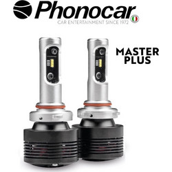 PHONOCAR 07.506 H12 Led Headlights 6K Philips Tech 12V, 30-36W, Ip68, 4000 Lm