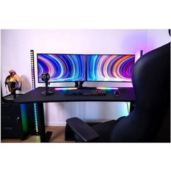 Γραφείο Gaming Arena Ξύλινο Pureblack 140x75.5εκ. ARENA-MEDIUM-PBK