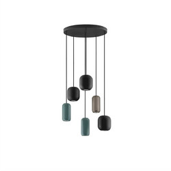 Novaluce Marlin Κρεμαστό Φωτιστικό Οροφής Black Green GU10 9236224