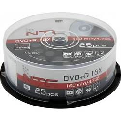 Δίσκοι CD/DVD NTC DVD+R 4.7GB 25τμχ