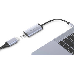 Conceptronic Μετατροπέας USB-C male σε HDMI female Γκρι 1τμχ ABBY23G