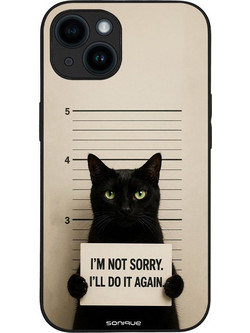 Sonique Men's Edition Back Cover με Σχέδιο «Not Sorry» (iPhone 14)
