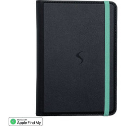 Scapade AirPass Passport Wallet Compatible with Apple Find My, Μαύρο