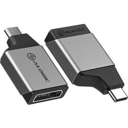 Alogic Ultra Mini Adapter USB-C to DisplayPort (M/F) Space Grey
