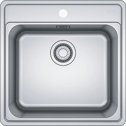 Franke Bell BCX 610-51 Ένθετος Νεροχύτης Inox Σατινέ 51x51cm