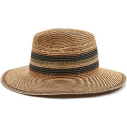Verde Γυναικείο Καπέλο Fedora Ψάθινο Καφέ 05-0785