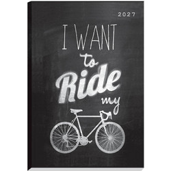 Next ημερολόγιο 2027 Gallery Riding μαύρο ημερήσιο δετό 14x21εκ. Με σχέδια