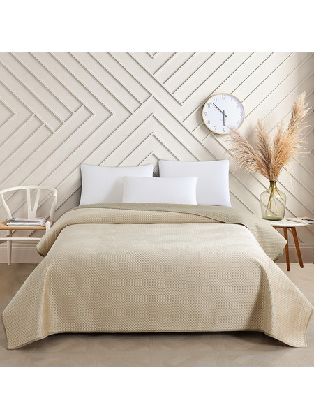 ΚΟΥΒΕΡΛΙ KING SIZE OMNIA GREIGE (260Χ240) KING SIZE 260X240 MELINEN - KING SIZE 260X240
