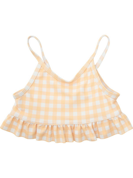 Little Dutch Sunshine Checks Βρεφικό Μαγιό για Κορίτσι Πορτοκαλί LD-CL240482