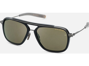 Dita DLS400 02 Ανδρικά Γυαλιά Ηλίου Aviator Μεταλλικά Ασημί με Πράσινο Φακό