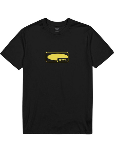 GLOBE G ICON TEE BLACK