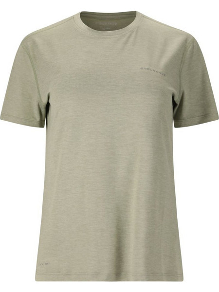 ENDURANCE ALVALY W MELANGE ΓΥΝΑΙΚΕΙΟ T-SHIRT SEAGRASS