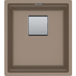 Franke Kubus 2 KNG 110-37 Υποκαθήμενος Νεροχύτης Γρανίτη Oyster 41x46cm