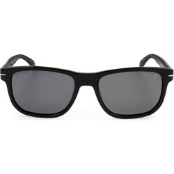 David Beckham DB1045/S BSC/M9 Ανδρικά Γυαλιά Ηλίου Τετράγωνα Κοκάλινα Μαύρα με Μαύρο Polarized Καθρέπτη Φακό