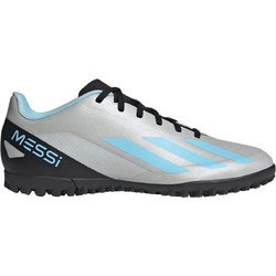 Adidas X Crazyfast Messi.4 IE4069 Ποδοσφαιρικά Παπούτσια με Σχάρα Μπλε Γκρι