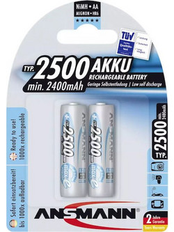 Ansmann Rechargeable AA 2400mAh 2τμχ