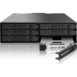 Icy Dock ToughArmor 6x 2.5Inch SATA 6Gbps HDD/SSD Mobile Rack/Cage in 1x 5.25Inch bay Μαύρο MB996SP-6SB