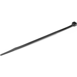 Powertech POWERTECH δεματικά καλωδίων TIES-054, 200x4.8mm, μαύρα, 100τμχ