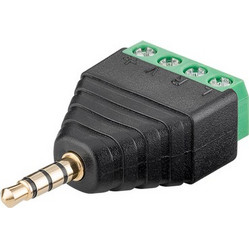 GOOBAY GOOBAY βύσμα 3.5mm σε Terminal Block 4-pin 59198